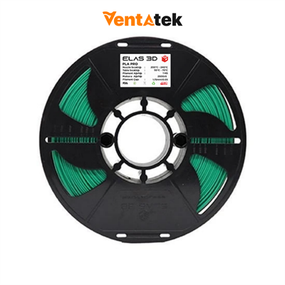 Elas 3D Yeşil PLA Pro Filament - 1.75mm - 1 Kg
