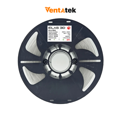 Elas 3D Şeffaf PLA Pro Filament - 1.75mm - 1 Kg