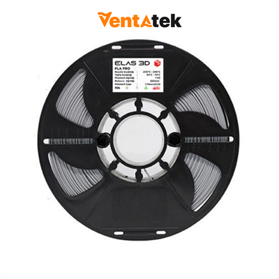 Elas 3D Gümüş Gri PLA Pro Filament - 1.75mm - 1 Kg