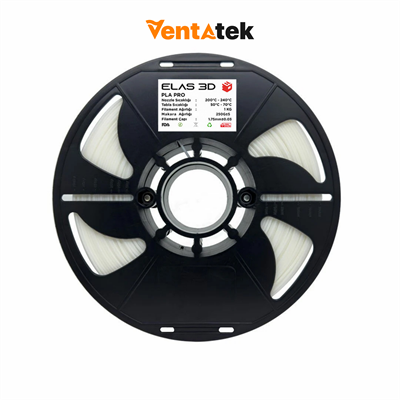 Elas 3D İnci Beyaz PLA Pro Filament - 1.75mm - 1 Kg