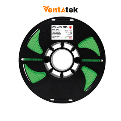 Elas 3D Fıstık Yeşil PLA Pro Filament - 1.75mm - 1 Kg