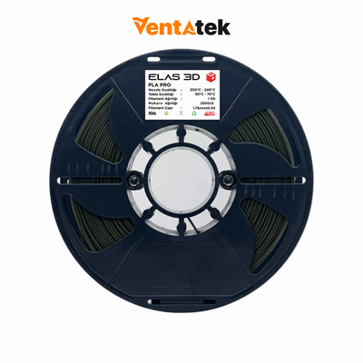 Elas 3D Haki Yeşili PLA Pro Filament - 1.75mm - 1 Kg