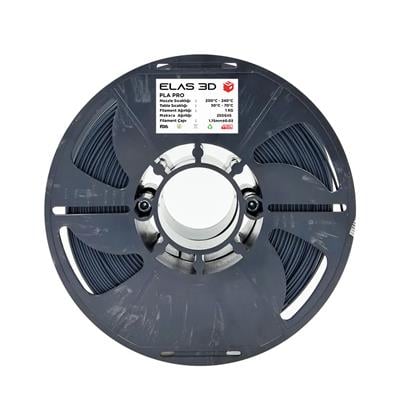 Elas 3D Antrasit Gri PLA Pro Filament - 1.75mm - 1 Kg