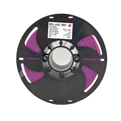 Elas 3D Pastel Mor PLA Pro Filament - 1.75mm - 1 Kg