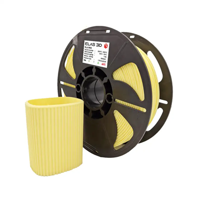 Elas 3D Pastel Sarı PLA Pro Filament - 1.75mm - 1 Kg