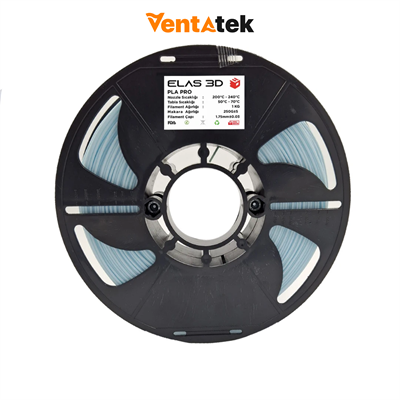 Elas 3D Pastel Mavi PLA Pro Filament - 1.75mm - 1 Kg