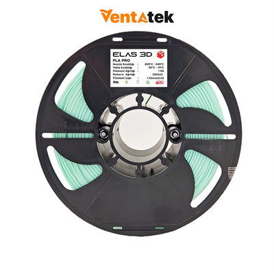 Elas 3D Pastel Yeşil PLA Pro Filament - 1.75mm - 1 Kg