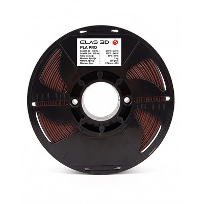 Elas 3D Koyu Kahverengi PLA Pro Filament - 1.75mm - 1 Kg