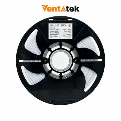 Elas 3D Beyaz PETG Filament - 1.75mm - 1 Kg