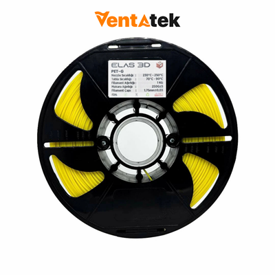Elas 3D Sarı PETG Filament - 1.75mm - 1 Kg