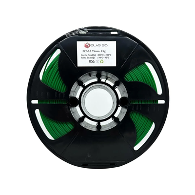 Elas 3D Yeşil PETG Filament - 1.75mm - 1 Kg