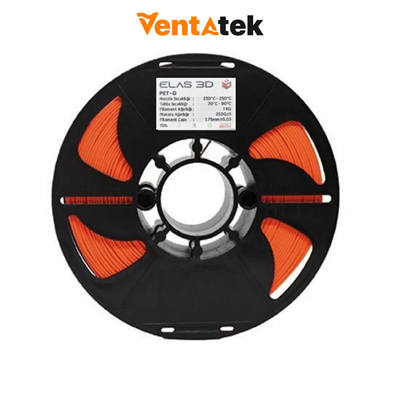 Elas 3D Turuncu PETG Filament - 1.75mm - 1 Kg