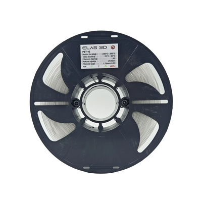 Elas 3D Şeffaf PETG Filament - 1.75mm - 1 Kg