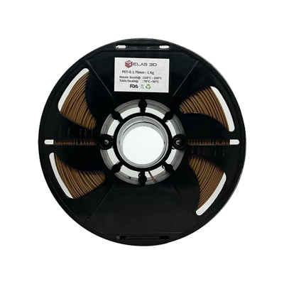 Elas 3D Kahverengi PETG Filament - 1.75mm - 1 Kg