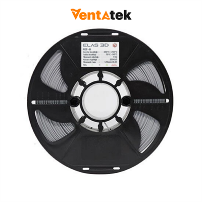 Elas 3D Gümüş Gri PETG Filament - 1.75mm - 1 Kg