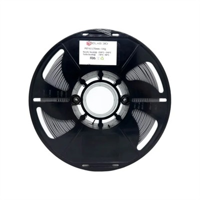 Elas 3D Gümüş Gri PETG Filament - 1.75mm - 1 Kg