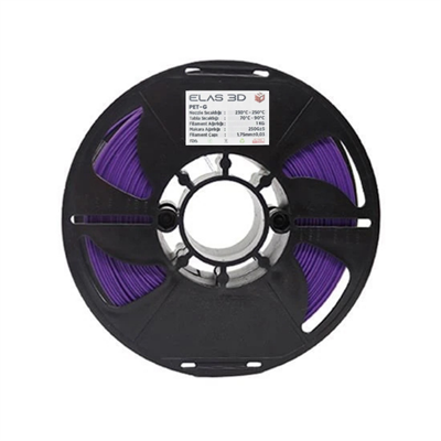 Elas 3D Mor PETG Filament - 1.75mm - 1 Kg