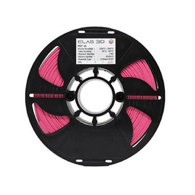 Elas 3D Pembe PETG Filament - 1.75mm - 1 Kg