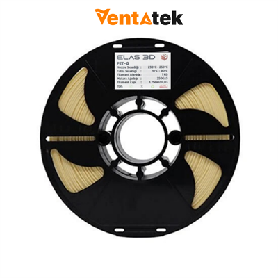Elas 3D Bej PETG Filament - 1.75mm - 1 Kg