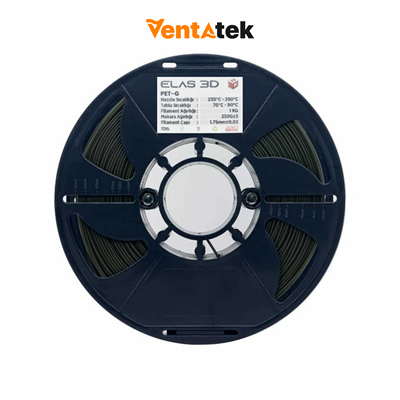 Elas 3D Haki Yeşili PETG Filament - 1.75mm - 1 Kg