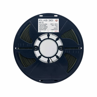 Elas 3D Haki Yeşili PETG Filament - 1.75mm - 1 Kg