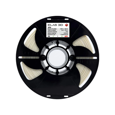 Elas 3D Naturel ASA Filament - 1.75mm - 1 Kg