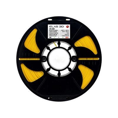 Elas 3D Sarı HS ABS Filament - 1.75mm - 1 Kg