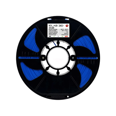 Elas 3D Mavi HS ABS Filament - 1.75mm - 1 Kg