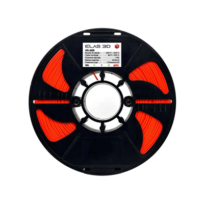 Elas 3D Turuncu HS ABS Filament - 1.75mm - 1 Kg