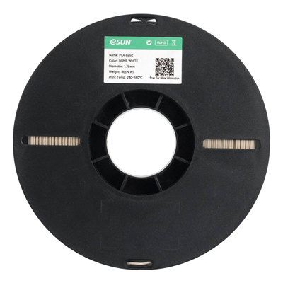 Esun PLA Basic Kemik Beyaz Filament 1.75mm 1 Kg
