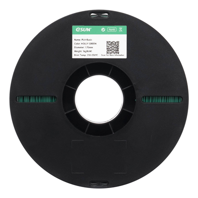 Esun PLA Basic Kozalak Yeşili Filament 1.75mm 1 Kg