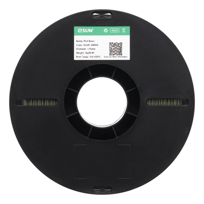 Esun PLA Basic Zeytin Yeşili Filament 1.75mm 1 Kg