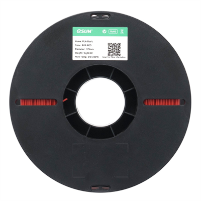Esun PLA Basic RGB Kırmızı Filament 1.75mm 1 Kg