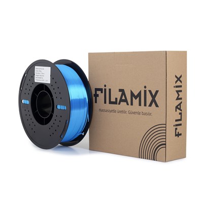 Filamix Silk PLA Mavi Filament 1.75mm 1 Kg