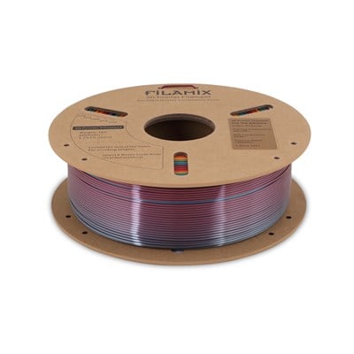 Filamix Silk PLA Rainbow Filament 1.75mm 1 Kg