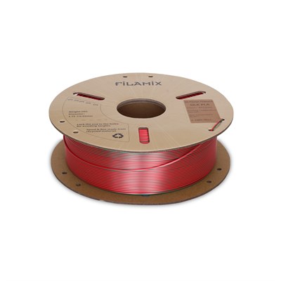 Filamix Magic Silk Çift Renk PLA Filament Kırmızı-Yeşil 1.75mm 1KG