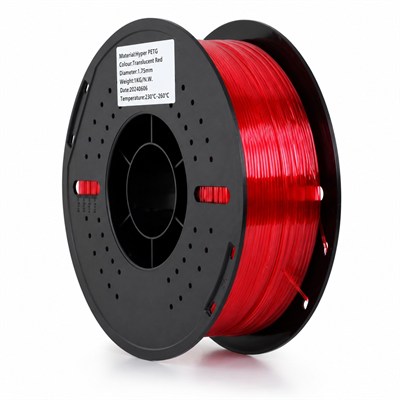 Filamix Hyper PETG Yarı Şeffaf Kırmızı Filament 1.75mm 1 Kg