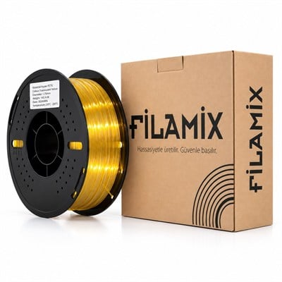 Filamix Hyper PETG Yarı Şeffaf Sarı Filament 1.75mm 1 Kg