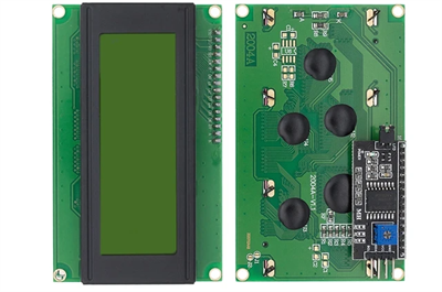 LCD 20x04 + 1602 I2C Arayüzü Modülü