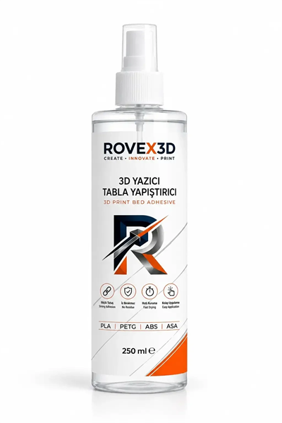 Rovex3D 3D Yazıcı Tabla Yapıştırıcısı 250 ml