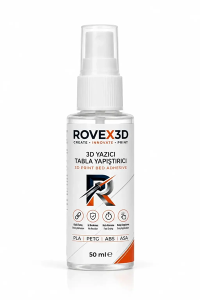 Rovex3D 3D Yazıcı Tabla Yapıştırıcısı 50 ml