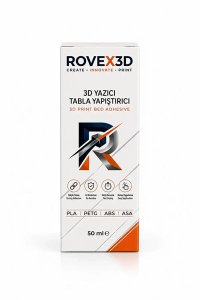 Rovex3D 3D Yazıcı Tabla Yapıştırıcısı 50 ml
