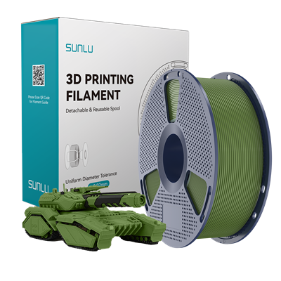Sunlu Zeytin Yeşili PLA Filament - 1.75mm - 1 Kg