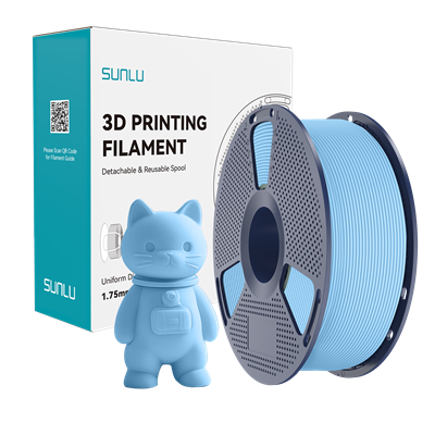 Sunlu Açık Mavi PLA Mat Filament - 1.75mm - 1 Kg