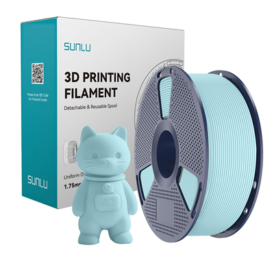 Sunlu Toz Mavi PLA Mat Filament - 1.75mm - 1 Kg