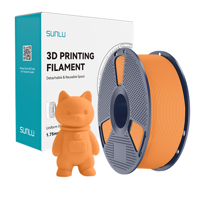 Sunlu Turuncu PLA Mat Filament - 1.75mm - 1 Kg