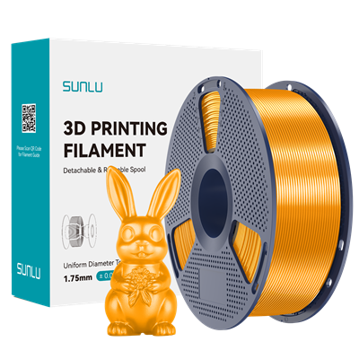 Sunlu Brass Silk PLA+ Filament - 1.75mm - 1 Kg