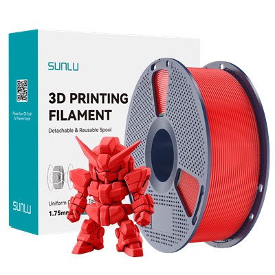 Sunlu Kırmızı PLA+ 2.0 Filament - 1.75mm - 1 Kg