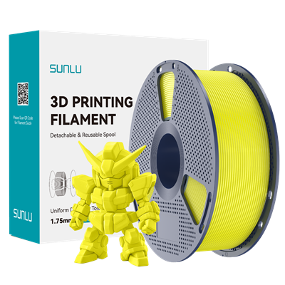 Sunlu Sarı PLA+ 2.0 Filament - 1.75mm - 1 Kg