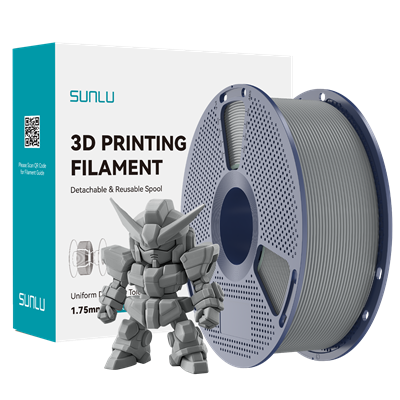 Sunlu Gri PLA+ 2.0 Filament - 1.75mm - 1 Kg